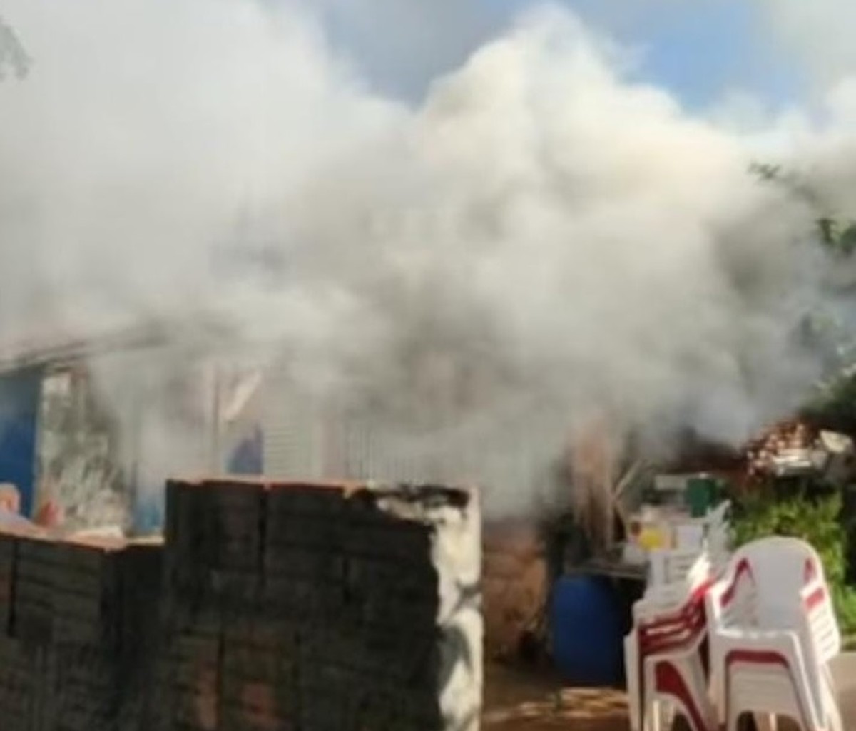 Incêndio atinge restaurante próximo ao Balneário Municipal de Panorama