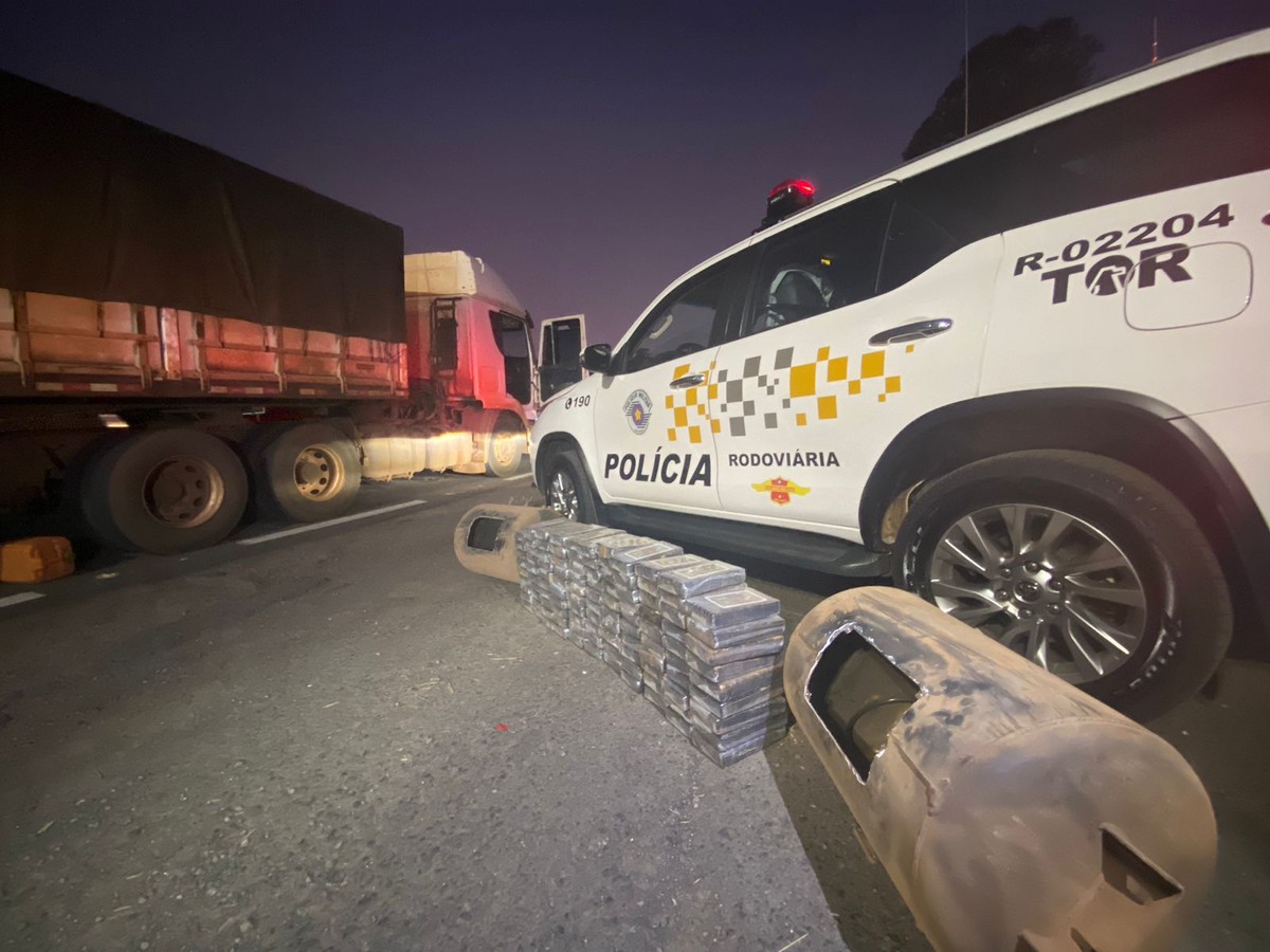 Dois homens são presos por tráfico de droga com mais de 110 kg de cocaína, em Presidente Prudente