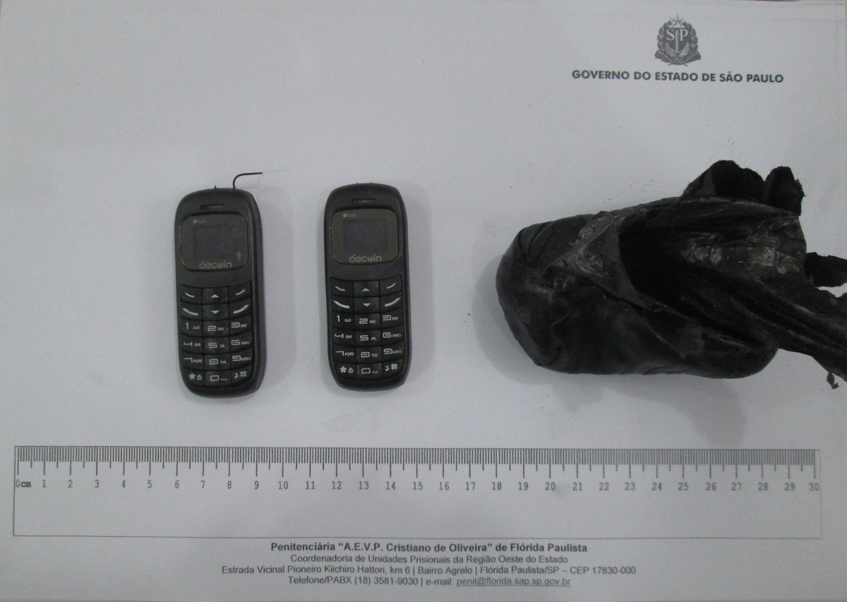 Mulher é flagrada com minicelulares dentro do corpo ao tentar visitar preso na Penitenciária de Flórida Paulista