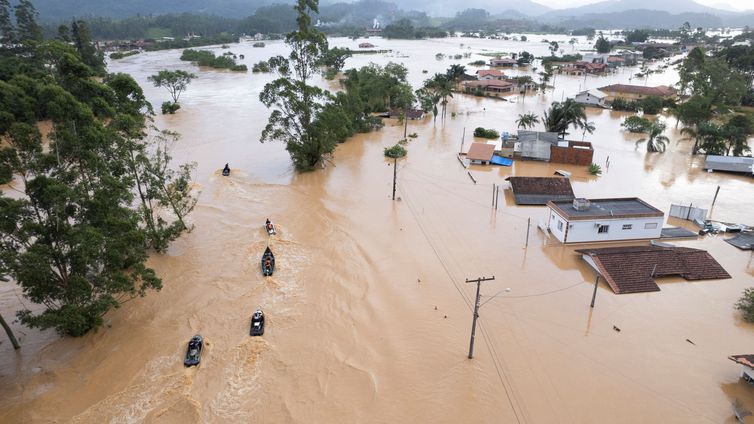 Chuvas em Santa Catarina