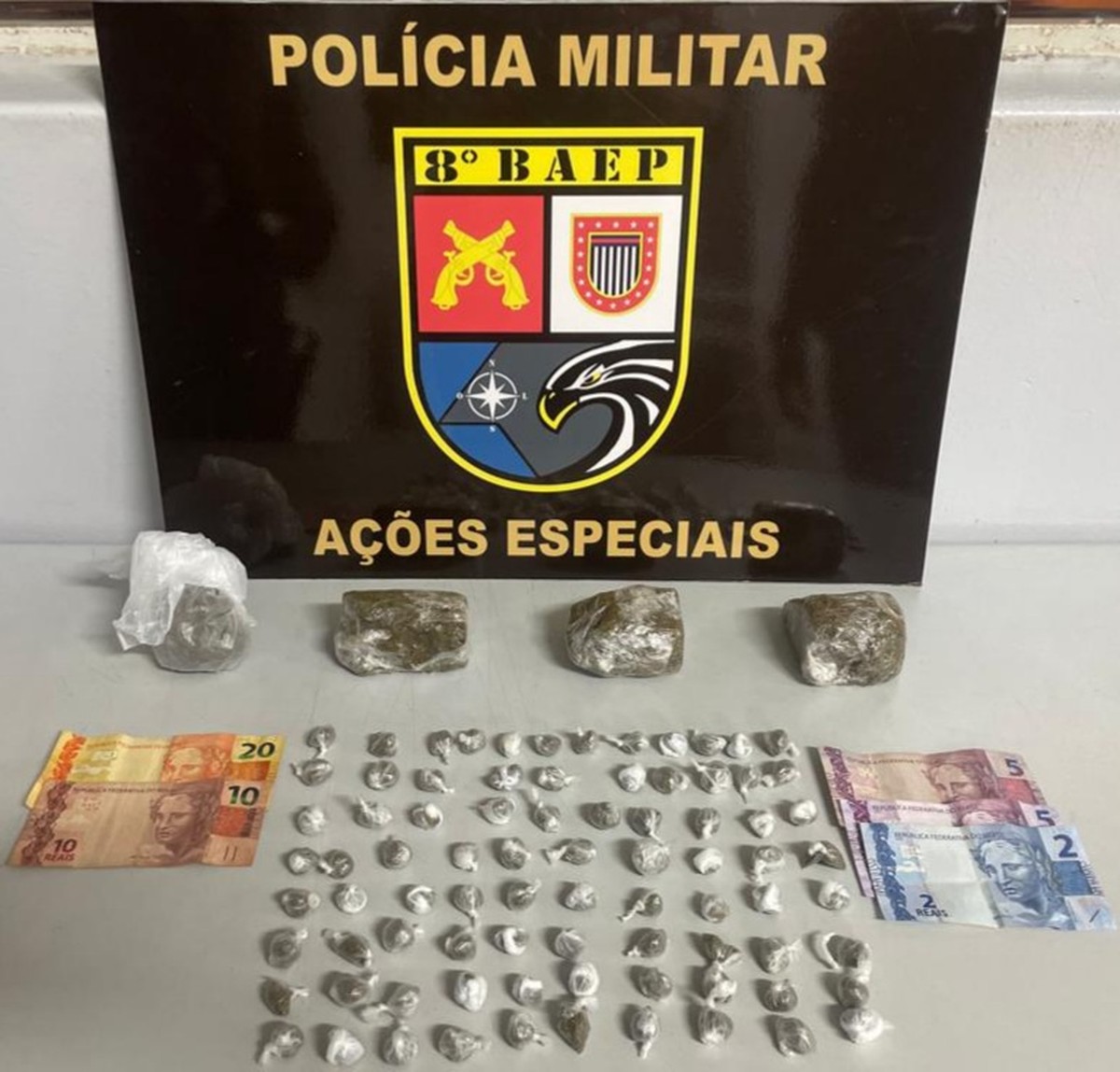 Beneficiário de saída temporária é preso em flagrante com 86 porções de maconha no Jardim Brasil Novo, em Presidente Prudente