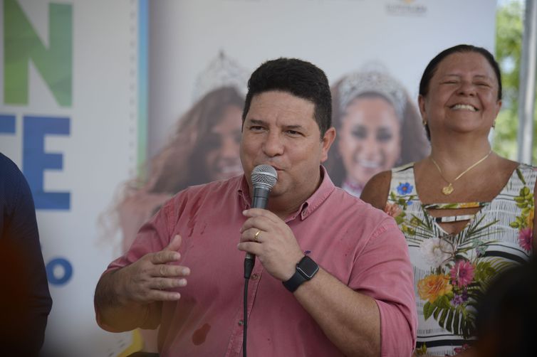 O presidente da Riotur, Ronnie Costa durante apresentação do projeto Nova Intendente para o Carnaval 2023