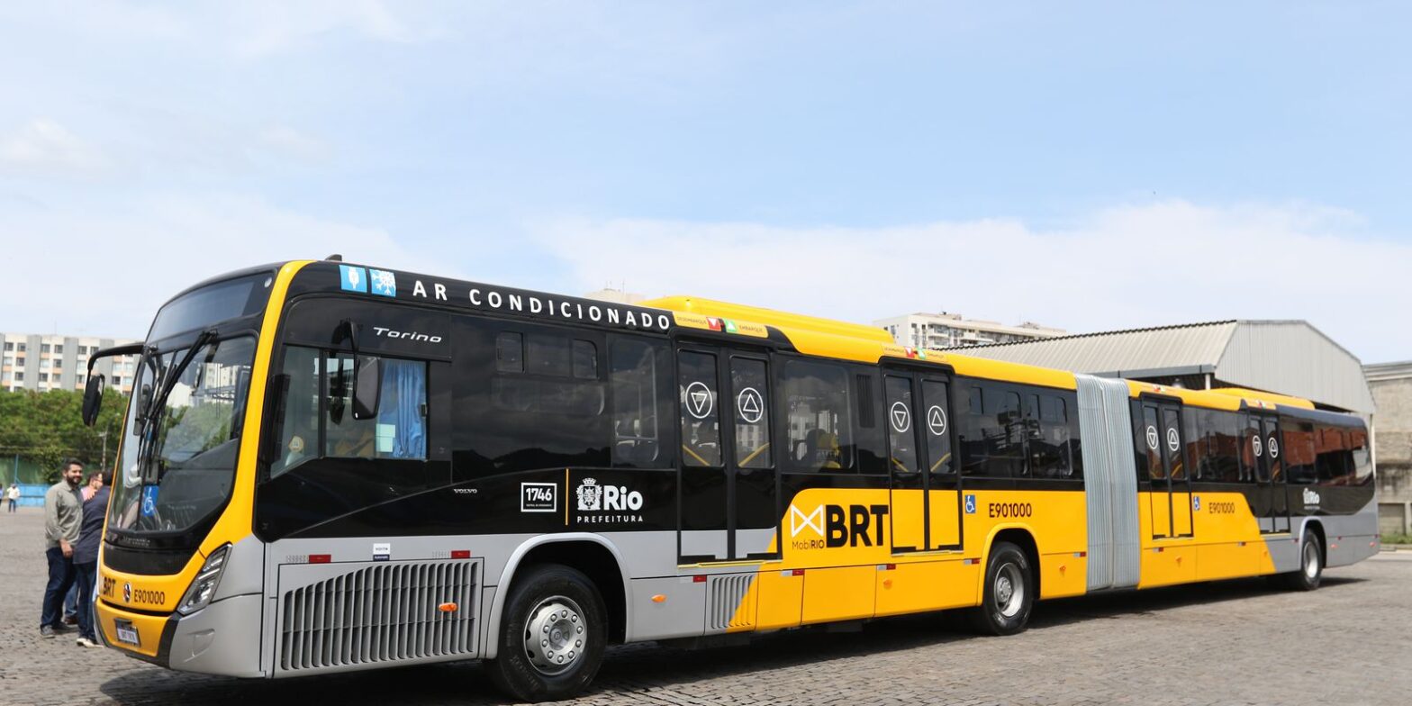 Sistema carioca do BRT recebe 40 novos ônibus