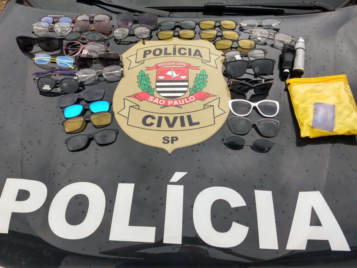 Operação Res Furtiva prende suspeitos de furtar R$ 40 mil em mercadorias de ótica em Mirante do Paranapanema