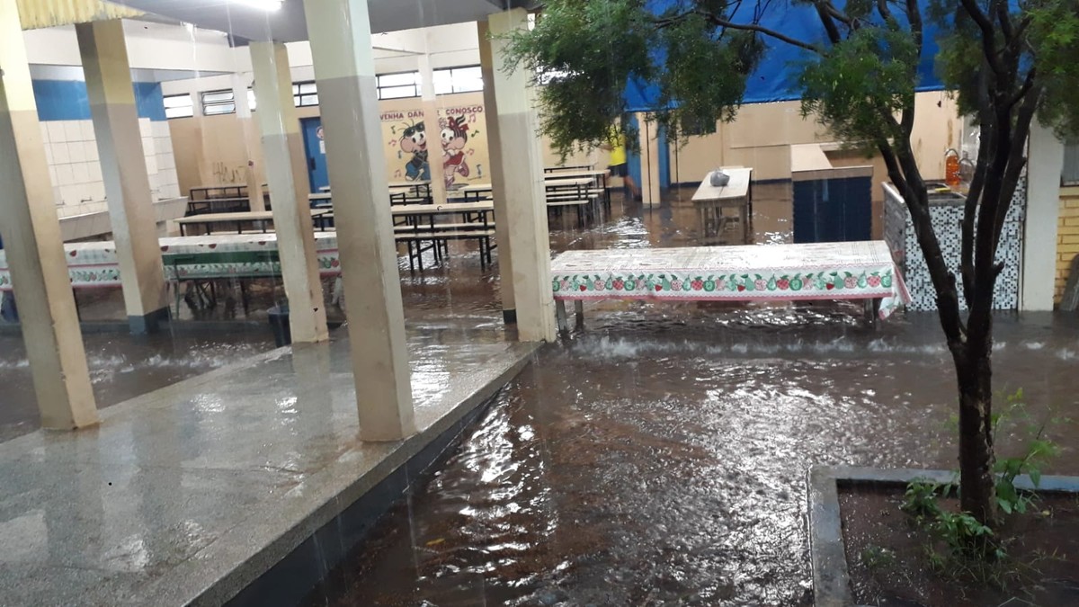 Temporal alaga residências e escola municipal na Vila Alegrete, em Martinópolis