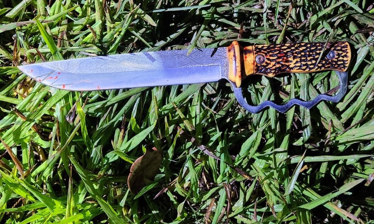Em atendimento à ocorrência de violência doméstica, homem é baleado e morre após avançar em policiais com faca, no bairro rural Terras de Imoplan