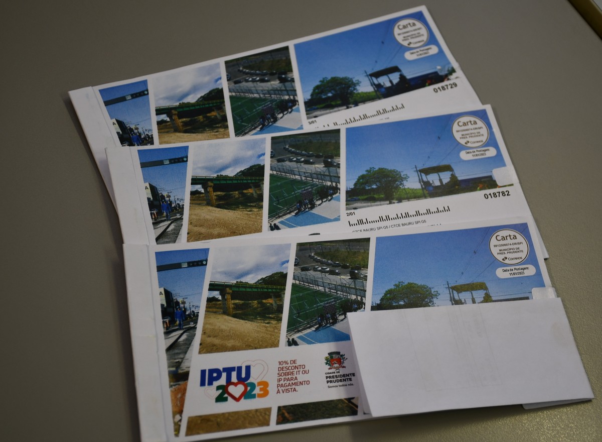 Quase 2 mil carnês do IPTU deixam de ser entregues pelos Correios em Presidente Prudente; VEJA LISTA