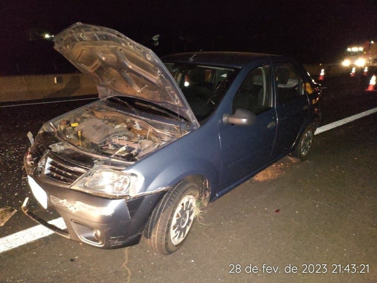 Após colidir na traseira de veículo, motorista é presa por embriaguez ao volante em Santo Anastácio