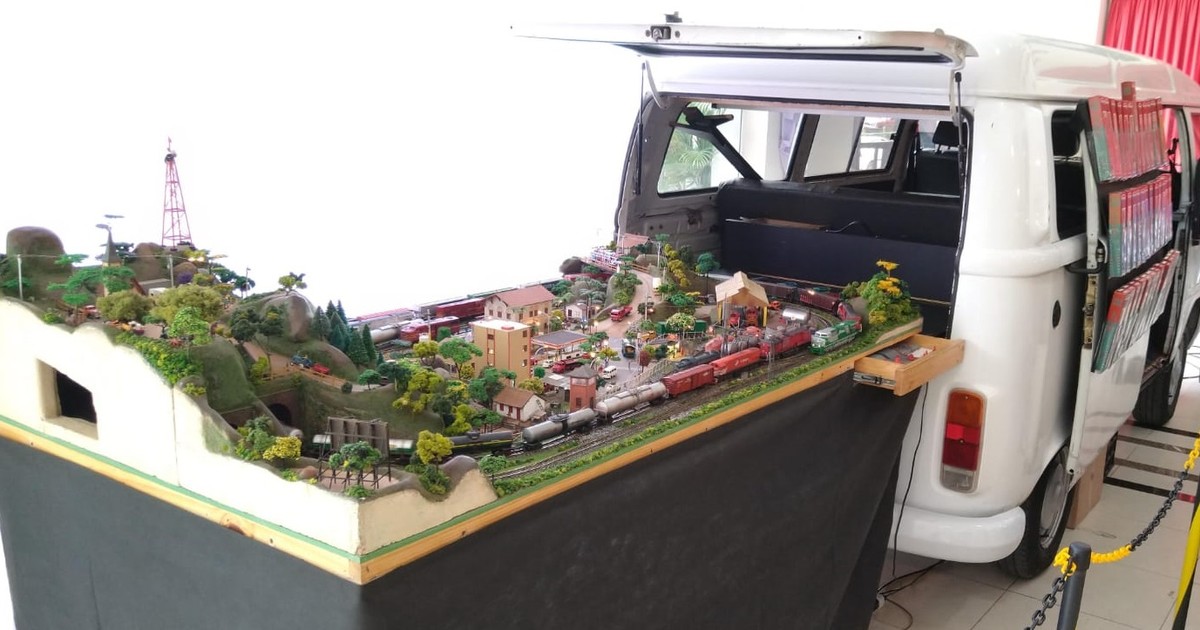 Primeira Mostra de Ferromodelismo reúne maquetes e miniaturas do transporte sobre trilhos em Presidente Prudente