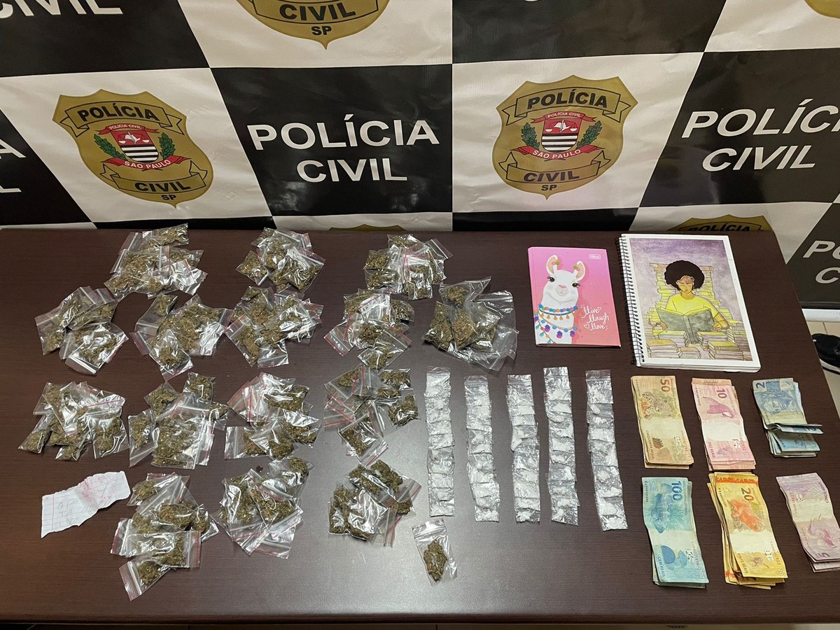 Com quase 200 porções de cocaína e maconha em casa, rapaz de 18 anos é preso por tráfico de drogas em Rinópolis