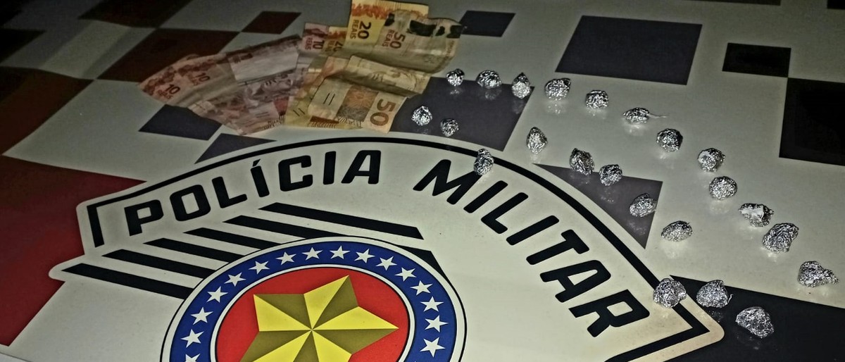 Homem é preso por tráfico de droga com 23 porções de crack, em Adamantina