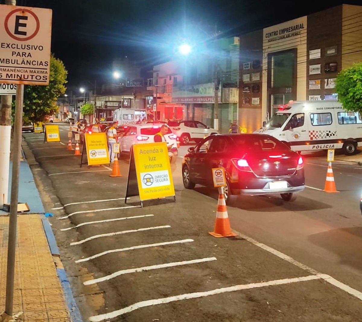 Blitz da Operação Direção Segura Integrada registra 19 autuações de motoristas em Dracena