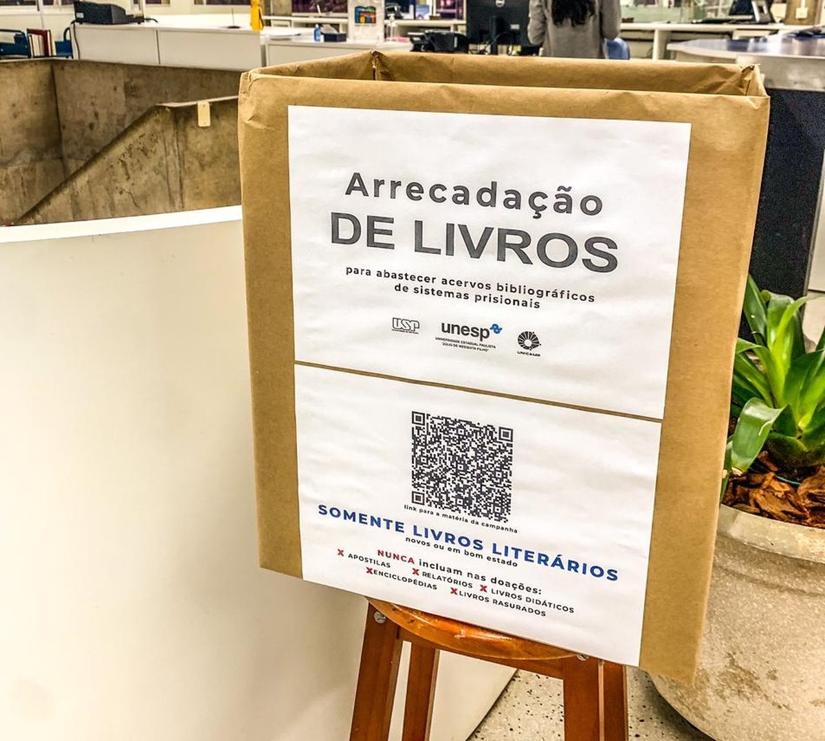 Campanha da Unesp arrecada livros para incentivar a leitura de presos no Oeste Paulista