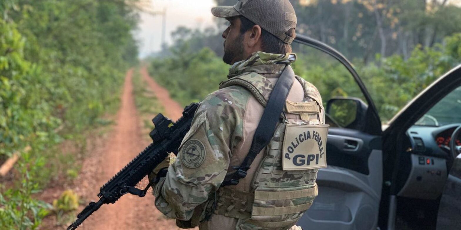 PF combate garimpo ilegal na Terra Indígena Sararé