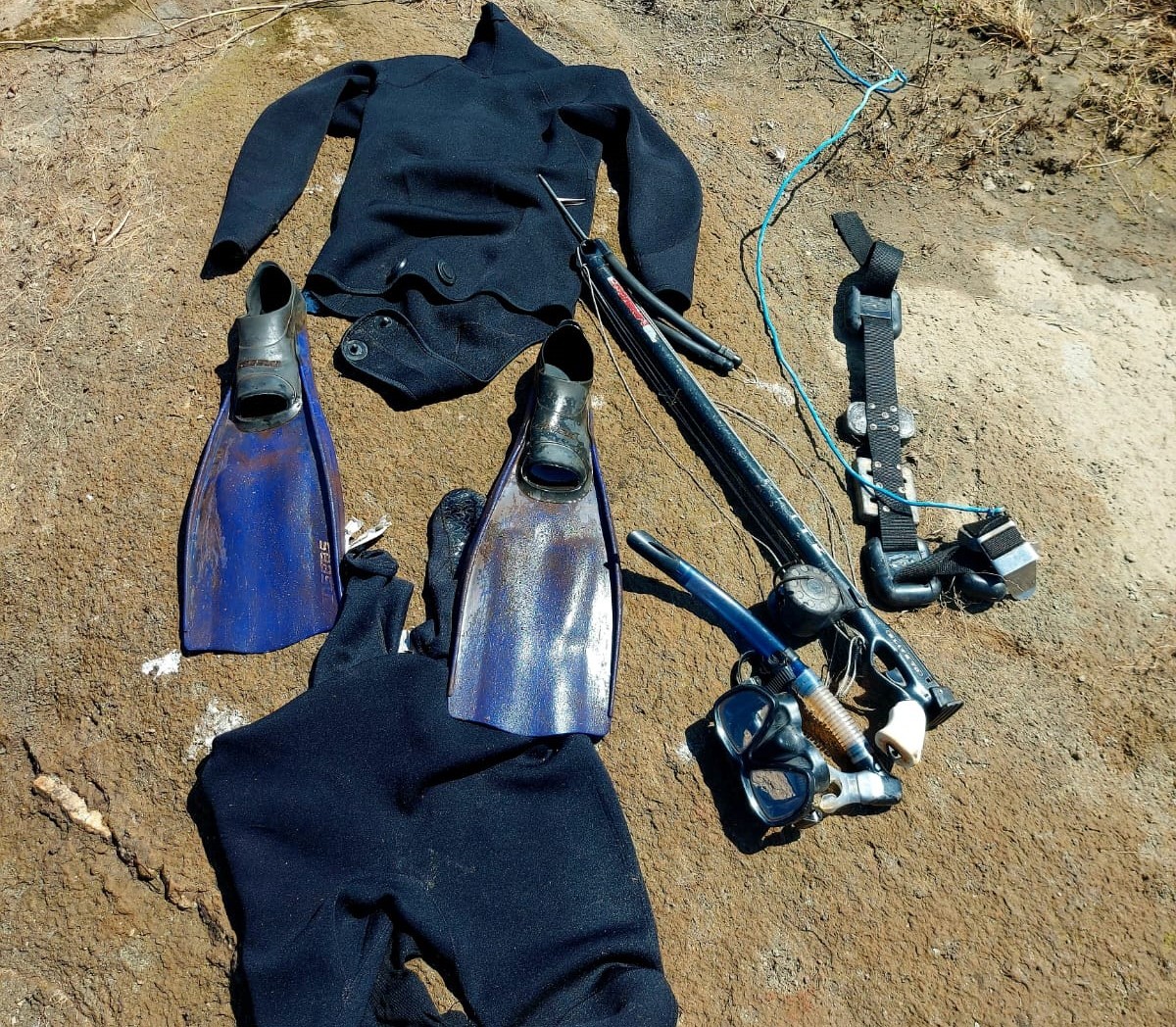 Pescador tem equipamentos de mergulho apreendidos após pescar em local proibido, em Taciba