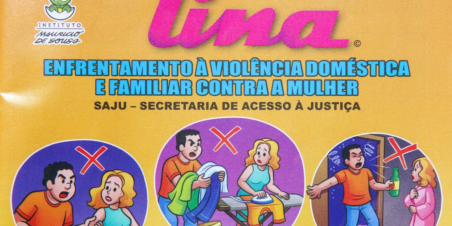Revista em quadrinhos orienta sobre violência doméstica contra mulher