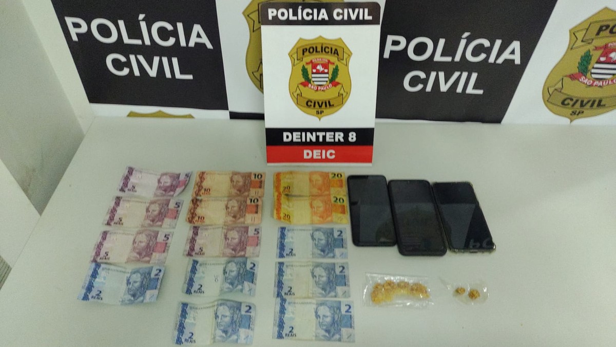 Casal é flagrado comercializando crack na Praça 9 de Julho e acaba preso por tráfico de drogas em Presidente Prudente