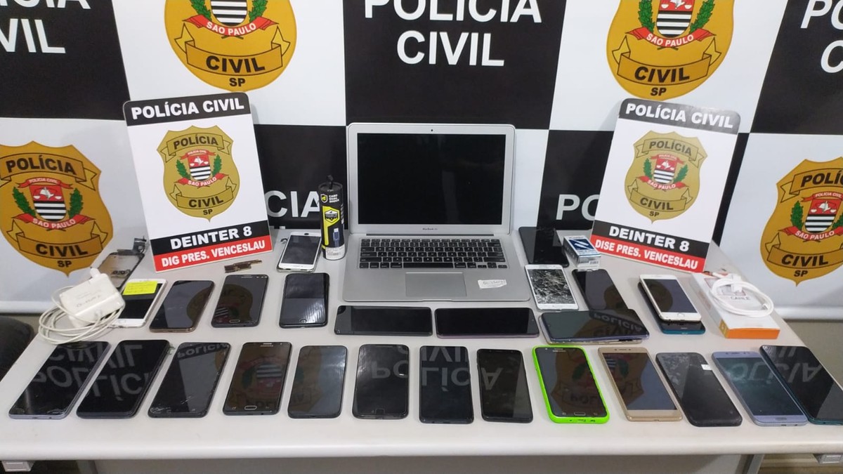 Cerca de 30 celulares e eletrônicos são recuperados após furto em loja, em Presidente Venceslau