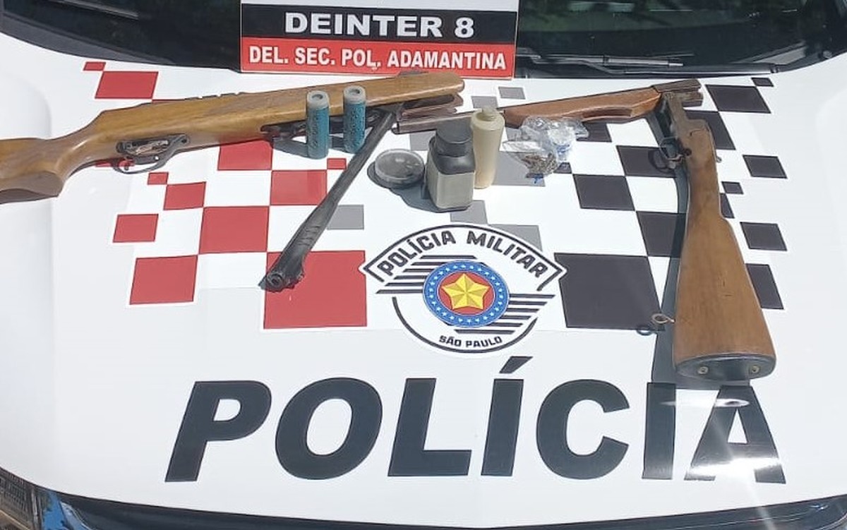 Jovem é denunciado por receptação, mas é preso por posse ilegal de arma de fogo na zona rural de Flórida Paulista