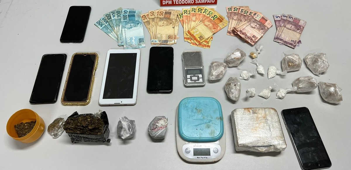 Polícias Civil e Militar realizam operação conjunta para combater pontos de vendas de drogas em Teodoro Sampaio