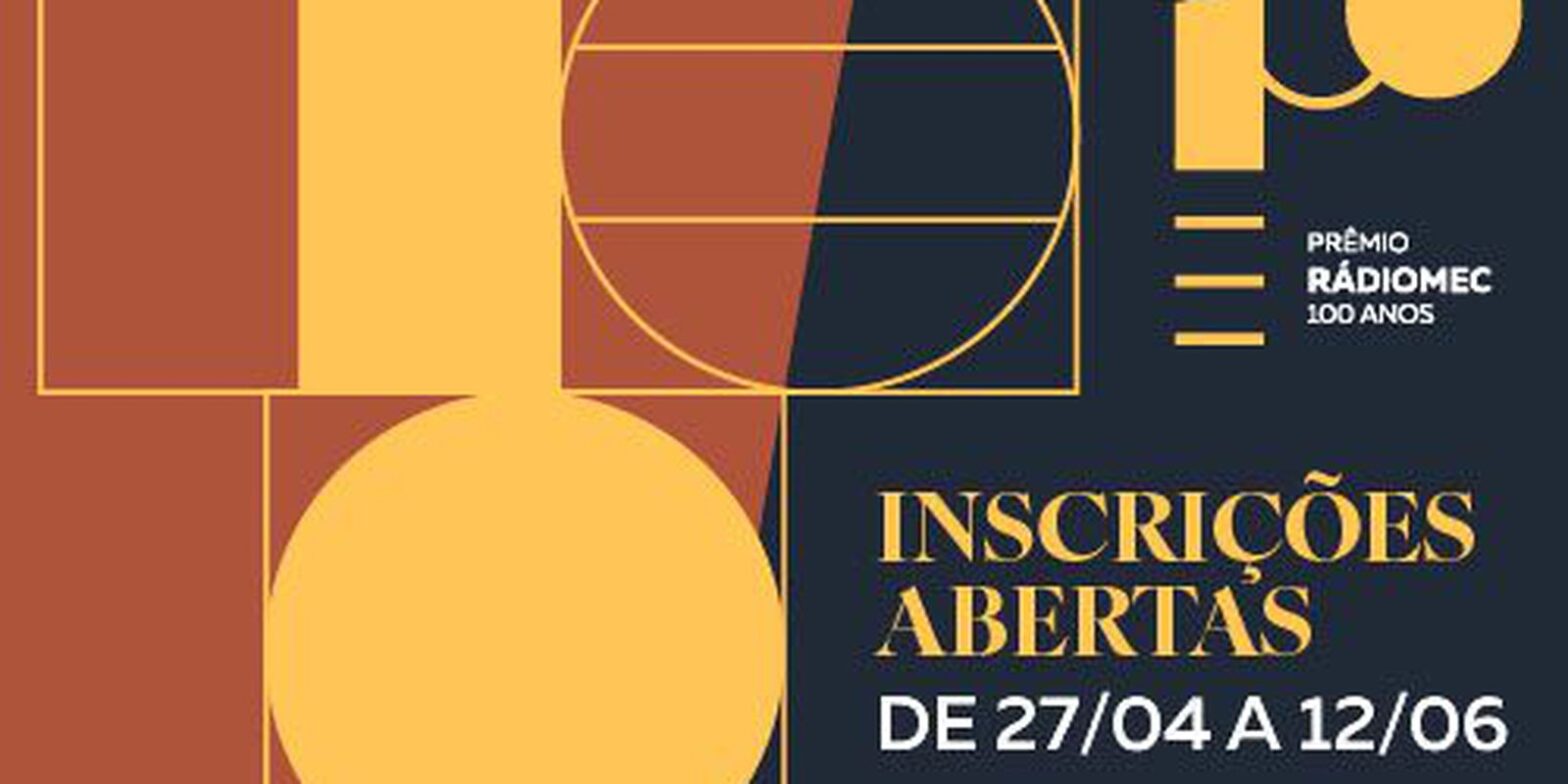 Abertas as inscrições para o Prêmio Rádio MEC 100 anos