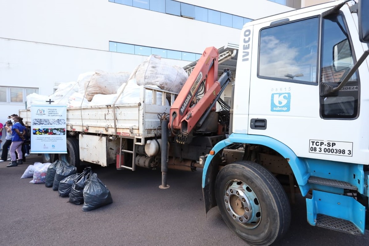 Arrecadação de 3,6 toneladas de materiais recicláveis rende mais de R$ 7 mil ao Hospital de Esperança