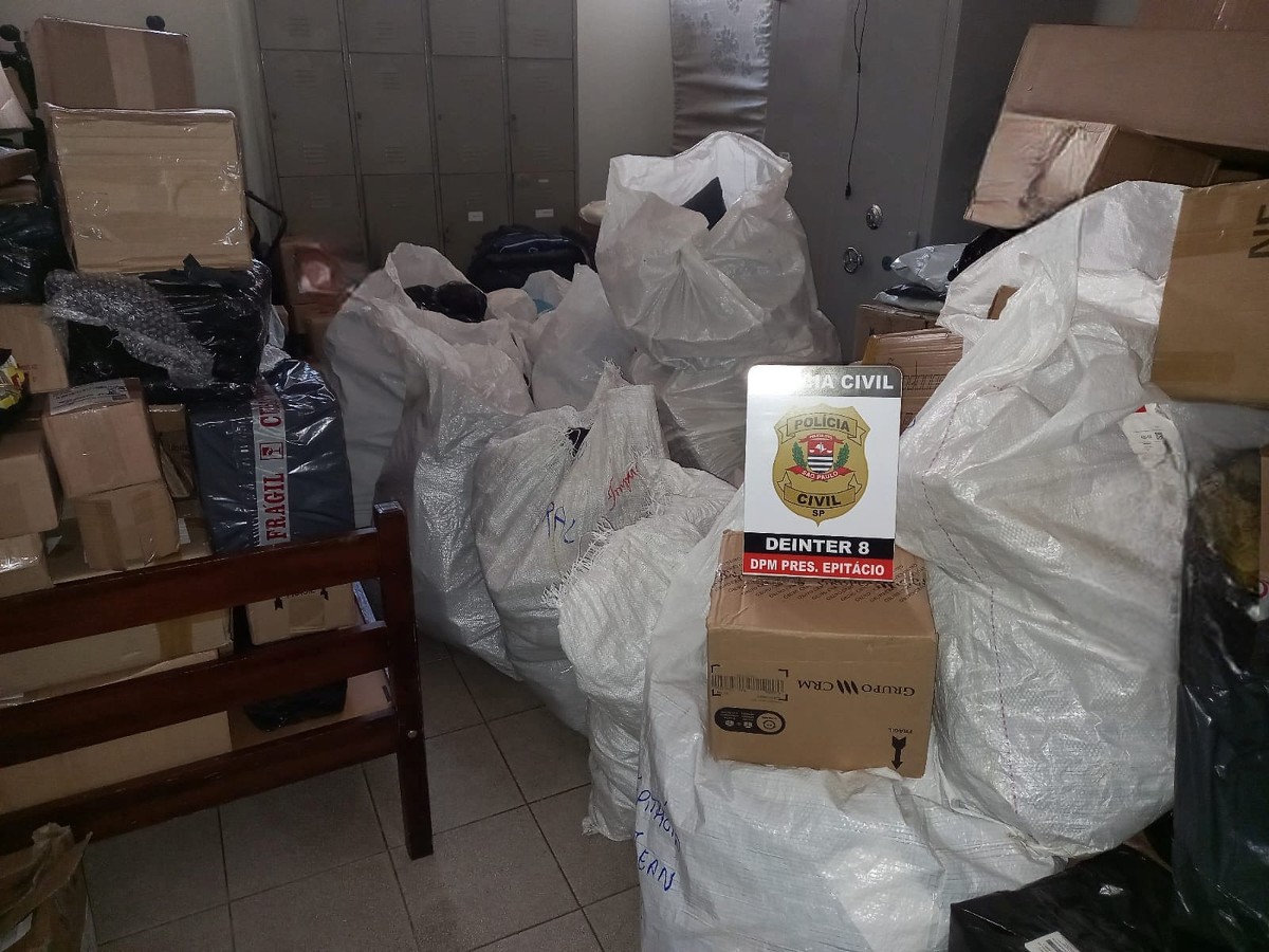 Operação apreende R$ 71 mil em produtos de vendas on-line desviados por entregador; investigado alegou que reteve os objetos por causa de dívida salarial