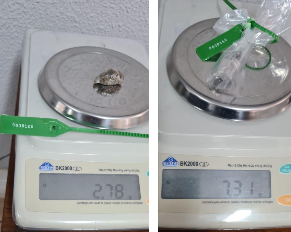 Homem demonstra nervosismo durante patrulhamento da cavalaria e acaba preso com maconha e crack, em Presidente Prudente