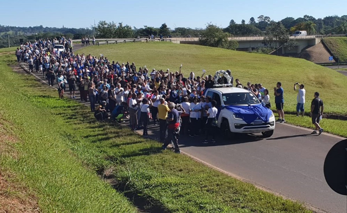 20ª edição do Caminhando com Maria reúne milhares de fiéis peregrinos entre Presidente Prudente e Álvares Machado