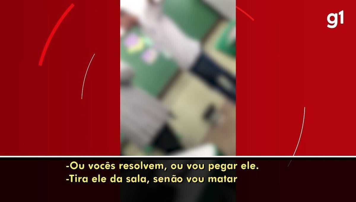Aluno atira carteiras contra professor após ameaçá-lo de morte dentro de sala de aula, em Presidente Prudente; VÍDEO