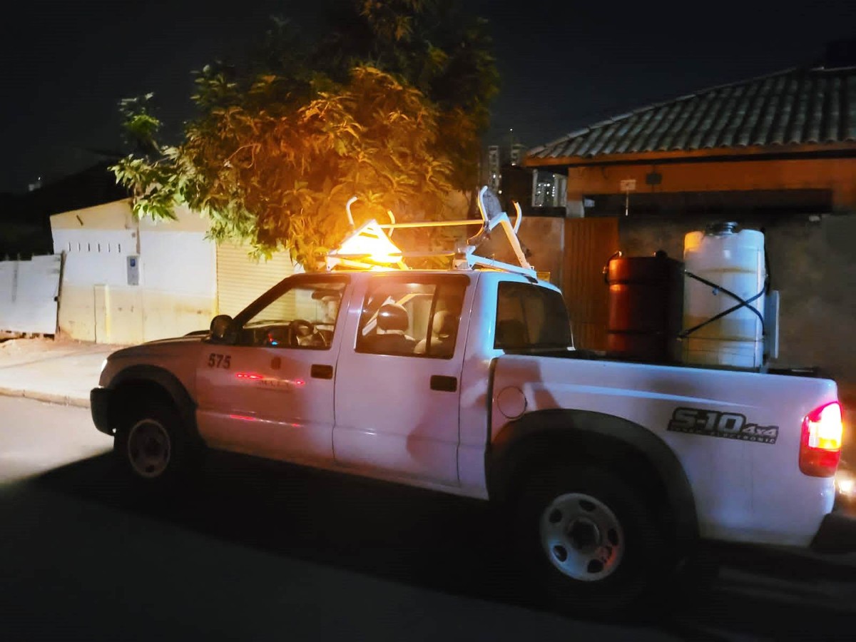Devido à chuva, nebulização ambiental noturna é cancelada pelo segundo dia consecutivo no Conjunto Habitacional Ana Jacinta
