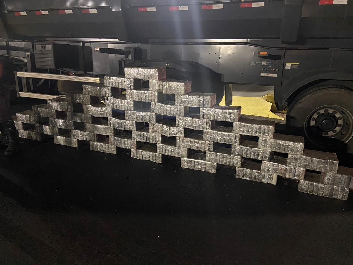 Motorista é preso ao transportar meia tonelada de cocaína em carga de soja na Rodovia Raposo Tavares, em Presidente Bernardes