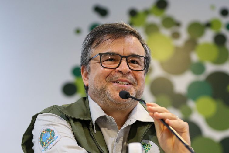 Brasília, 28/08/2023 O presidente do ICMBio,  Mauro Pires, participa do aniversário do Instituto Chico Mendes de Conservação da Biodiversidade (ICMBio) Foto: Fabio Rodrigues-Pozzebom/ Agência Brasil