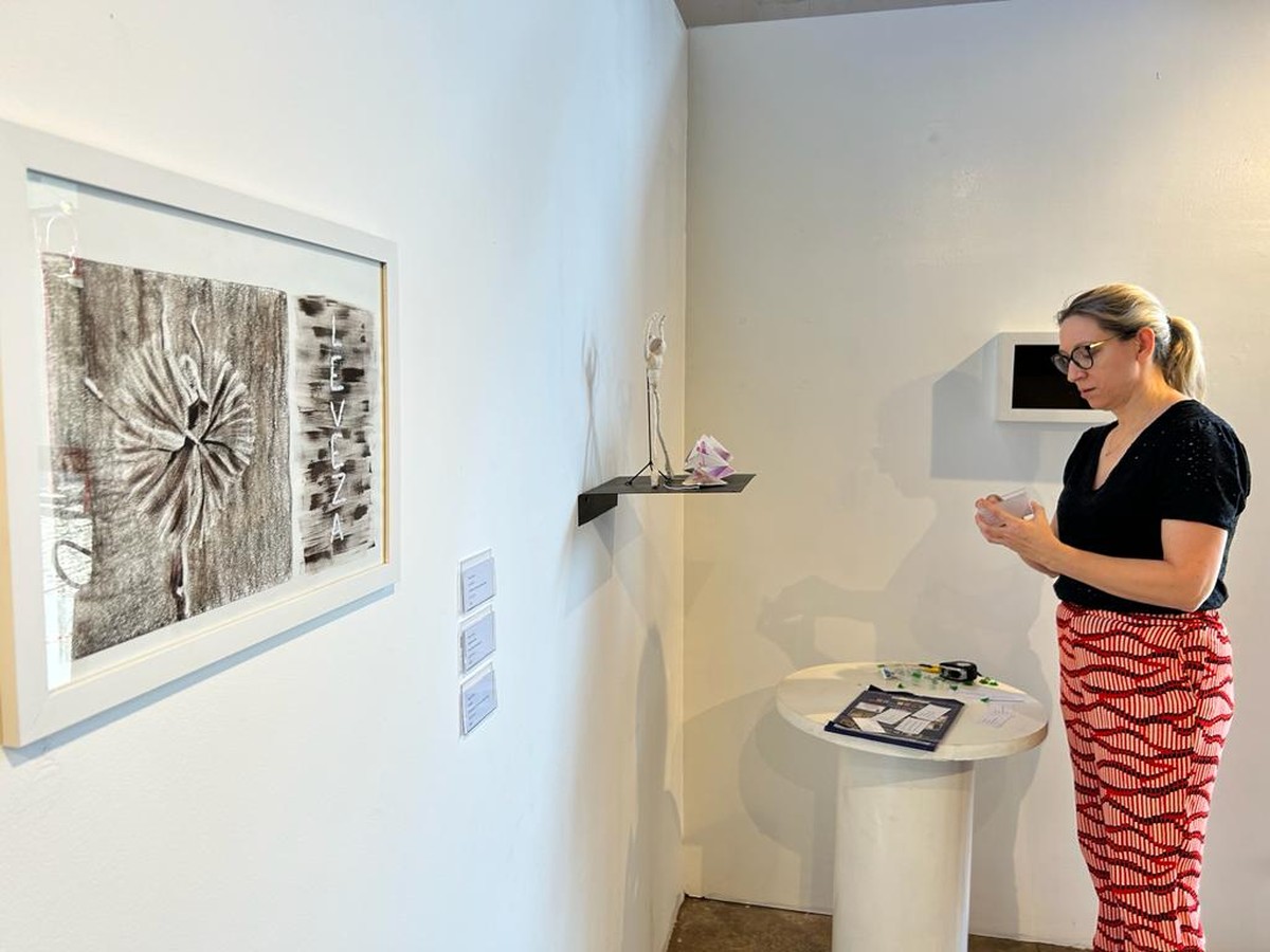 Artista plástica Rosi Tortola mapeia desejos e sentimentos na exposição ‘Pedaços de Mim', em Presidente Prudente