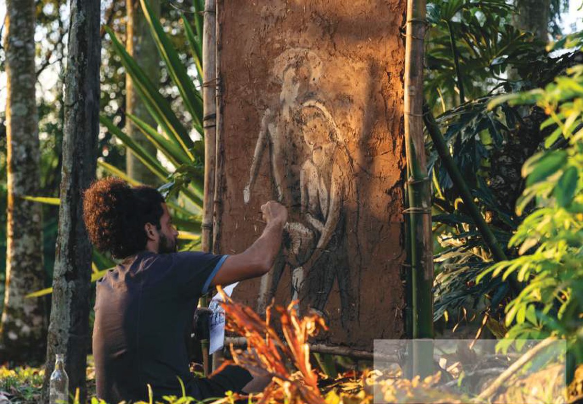 🎨🌱Oficina gratuita propõe vivência artística livre utilizando tintas produzidas com terra
