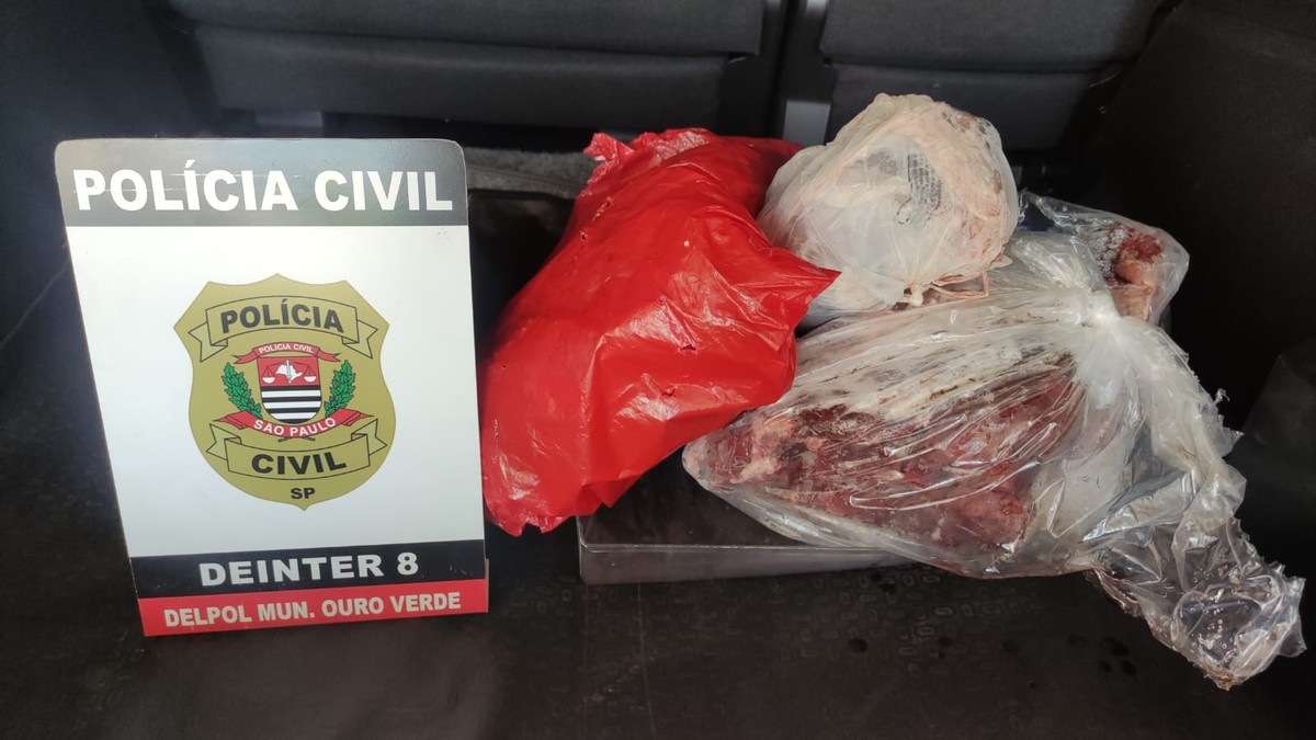 Suspeito de furtar e abater gado é identificado após oferecer carne à venda para moradores de Ouro Verde