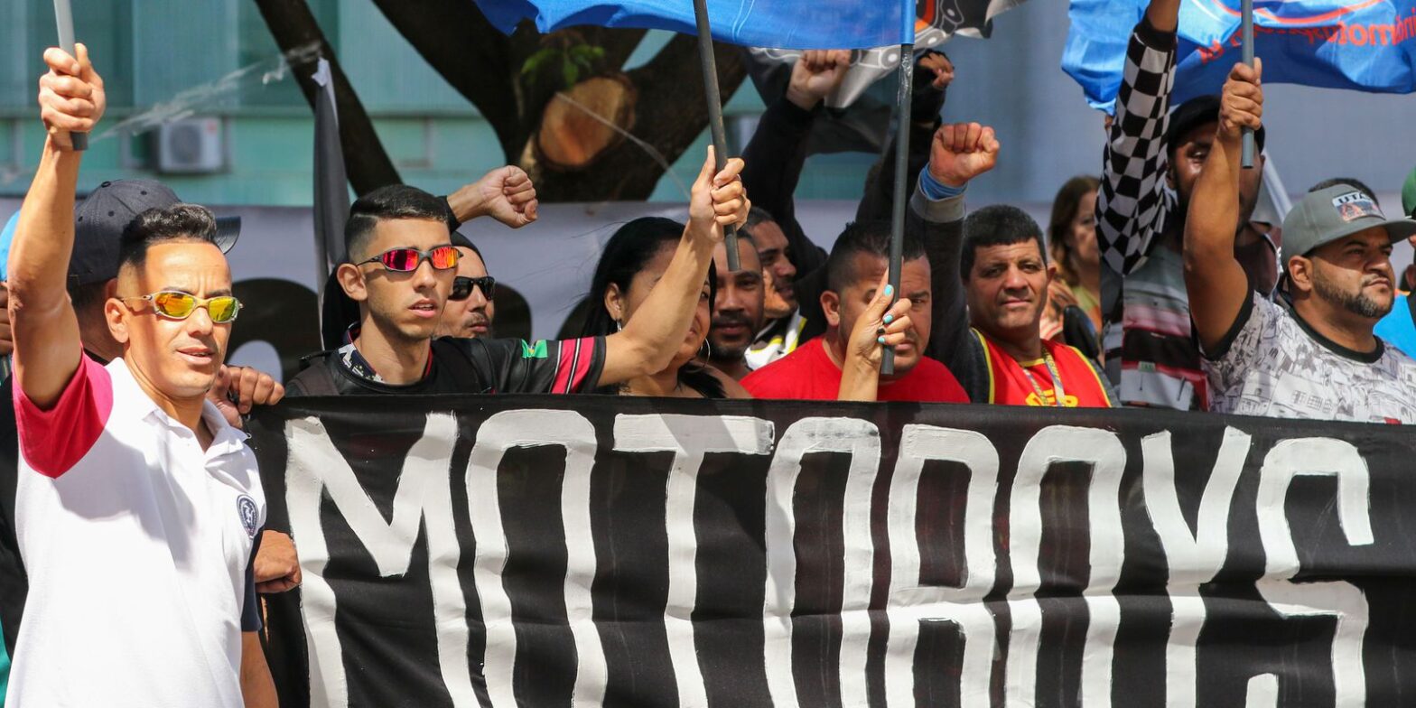 Motoboys pressionam por melhor acordo com empresas de aplicativo 