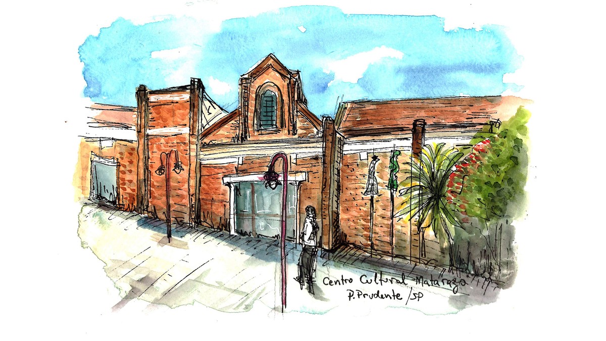 Urban Sketching mostra cenas de Presidente Prudente; FOTOS