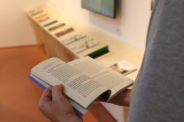 São Paulo (SP), 14/09/2023 - Exposição Araetá – A Literatura dos Povos Originários, com curadoria de Selma Caetano, Ademario Ribeiro Payayá, Kaká Werá Jecupé, Cristina Flória e Richard Werá Mirim, no Sesc Ipiranga. Foto: Rovena Rosa/Agência Brasil