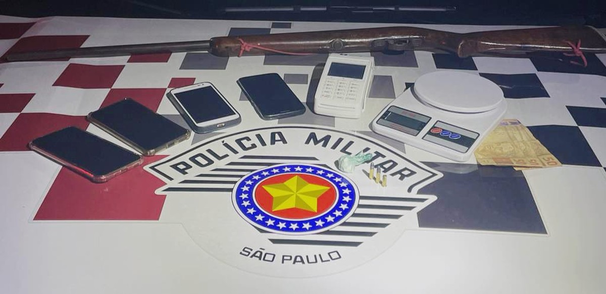 Dois homens acabam presos por tráfico de droga e porte ilegal de espingarda durante a mesma ocorrência | Presidente Prudente e Região