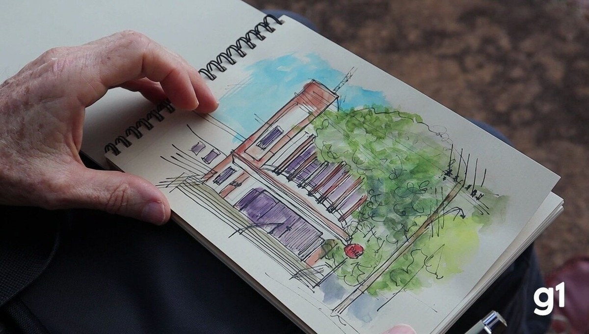 Fusão entre o antigo e o moderno, Presidente Prudente completa 106 anos de vitalidade e ganha registro único de urban sketchers | Presidente Prudente e Região
