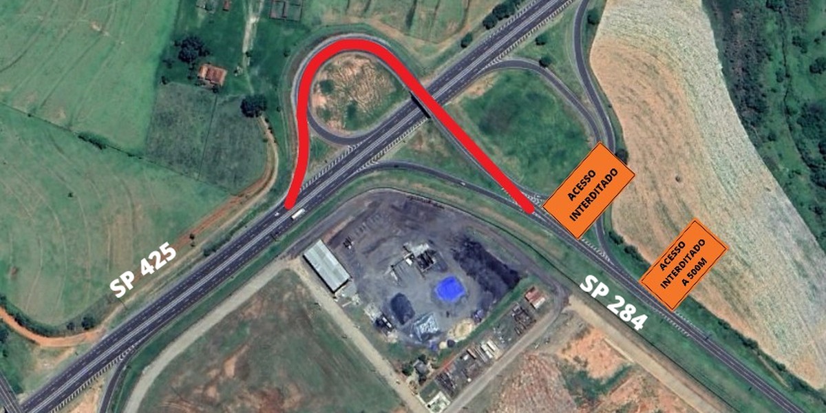 Obras em alça de acesso interditam trechos de rodovias entre Martinópolis e Presidente Prudente | Presidente Prudente e Região