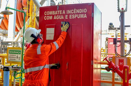 Tânia Rêgo/Agência Brasil Rio de Janeiro (RJ), 28/09/2023 - Navio-plataforma P-71, instalado no campo de Itapu, no pré-sal da Bacia de Santos, a 200 km da costa do Rio de Janeiro. Foto:Tânia Rêgo/Agência Brasil