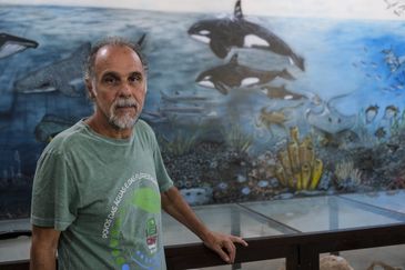 Tamandaré (PE), 25/10/2023 - O oceanógrafo Leonardo Messias coordena o Centro de Pesquisa e Conservação da Biodiversidade Marinha do Nordeste (Cepene), na APA Costa dos Corais. Foto: Fernando Frazão/Agência Brasil