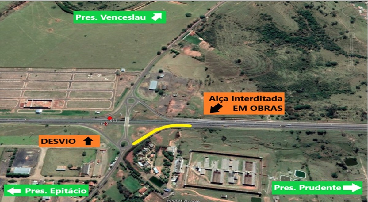 Obras no pavimento modificam tráfego em Presidente Venceslau a partir deste sábado