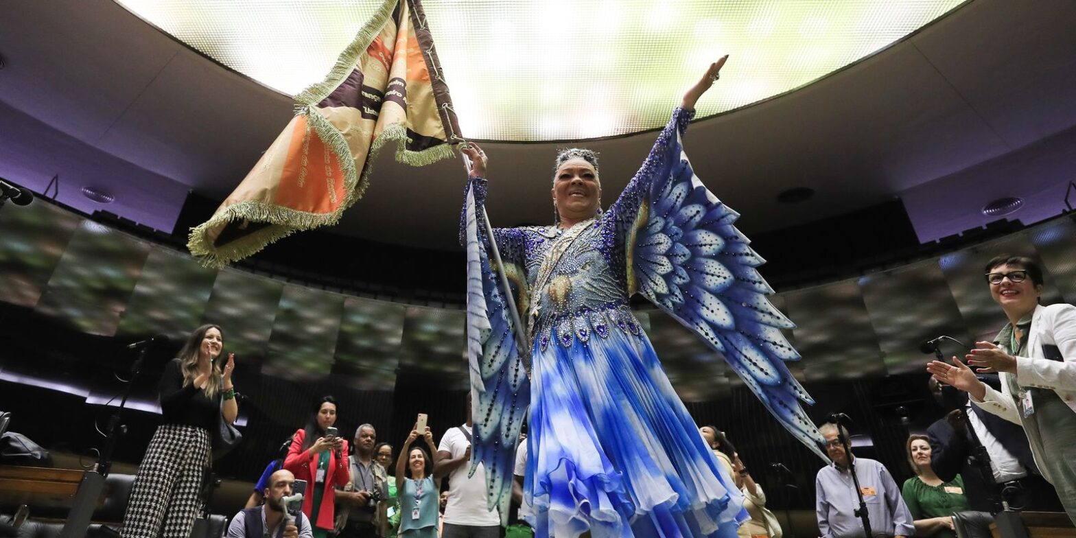 Porta-bandeira da Portela sofre racismo em aeroporto, denuncia família