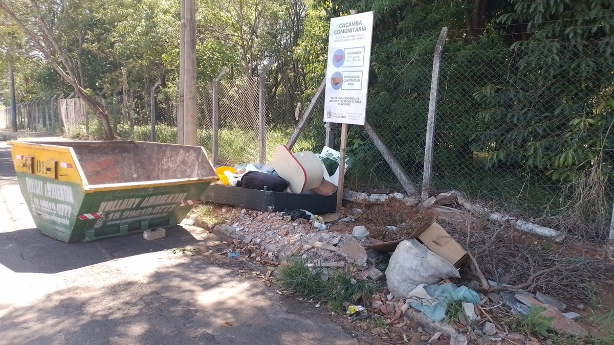 Prefeitura de Osvaldo Cruz disponibiliza 23 caçambas em pontos estratégicos para limpeza e restauração de áreas verdes | Presidente Prudente e Região