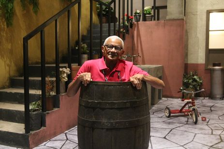 São Paulo (SP), 05/01/2024 - José Maria Pereira Lopes, relações públicas do MIS, participa da abertura da mostra Chaves: A Exposição, que comemora os 40 anos de estreia do seriado no Brasil, no MIS Experience. Foto: Rovena Rosa/Agência Brasil