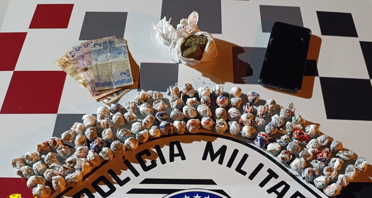 Com 100 porções de maconha escondidas no bolso da blusa, jovem é preso por tráfico de droga em Irapuru | Presidente Prudente e Região