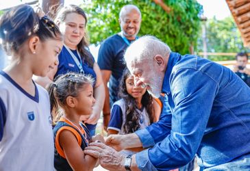 24.05.2024 -  Presidente da República, Luiz Inácio Lula da Silva, durante Visita à Escola Henrique Scabello para acompanhar demonstração da Ação Mais Saúde Bucal nas Escolas, naEscola Municipal de Ensino Fundamental Henrique Scabello. Araraquara - SP.
Foto: Ricardo Stuckert / PR